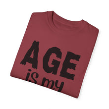 Load image into Gallery viewer, Age is My Superpower Unisex Tee, Celebrating Wisdom with Style - b