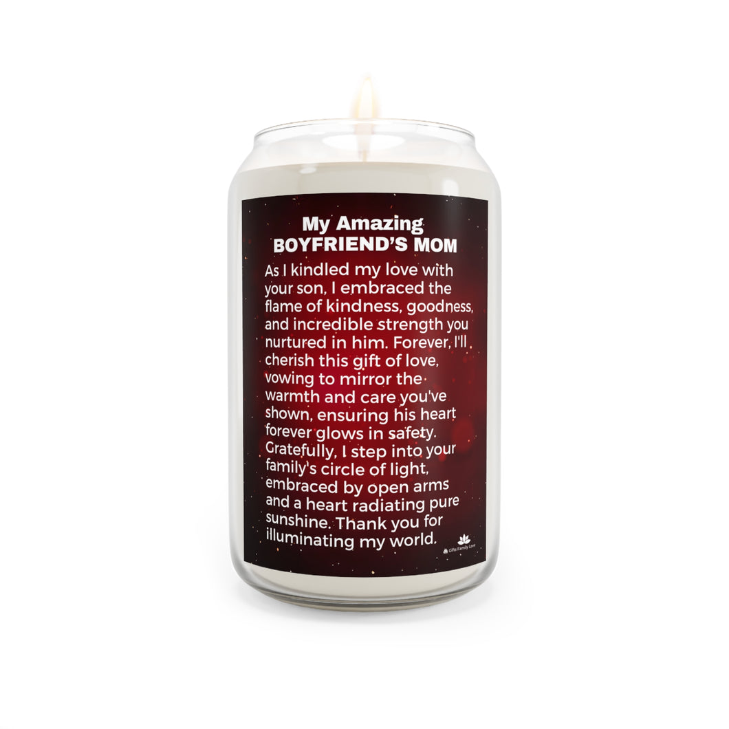Boyfriend's Mom Candle, Scented Candle for BF Mom - 525d