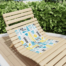 Load image into Gallery viewer, Islands of The Bahamas Beach Towels featuring Official Print - 345c