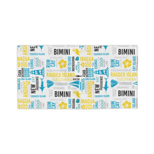Load image into Gallery viewer, Islands of The Bahamas Beach Towels featuring Official Print - 345c