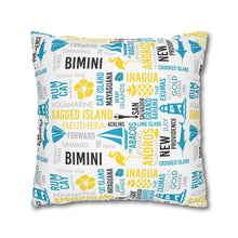 Load image into Gallery viewer, Islands of The Bahamas Pillow Cover - Does not include pillow.