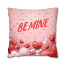 Load image into Gallery viewer, Red, White and Pink Hearts Pillow Case, Valentine's Day Decor. Pillow not included. 513d