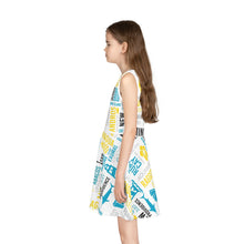 Load image into Gallery viewer, Islands of The Bahamas Girls' Sleeveless Sundress - 354e
