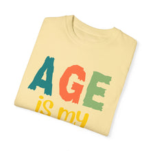 Load image into Gallery viewer, Age is My Superpower Unisex Tee, Celebrating Wisdom with Style - 503a
