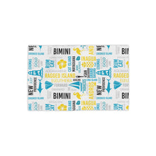 Load image into Gallery viewer, Islands of The Bahamas Beach Towels featuring Official Print - 345c
