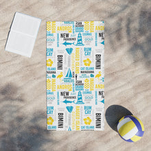 Load image into Gallery viewer, Islands of The Bahamas Beach Towels featuring Official Print - 345c