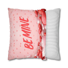 Load image into Gallery viewer, Red, White and Pink Hearts Pillow Case, Valentine's Day Decor. Pillow not included. 513d
