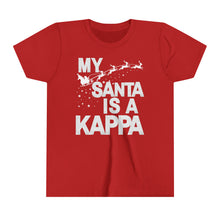 Load image into Gallery viewer, My Santa Is A Kappa Kids Shirt. Kappa Kid Christmas Holiday Shirt - 520a
