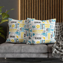 Load image into Gallery viewer, Islands of The Bahamas Pillow Cover - Does not include pillow.