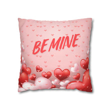 Load image into Gallery viewer, Red, White and Pink Hearts Pillow Case, Valentine's Day Decor. Pillow not included. 513d