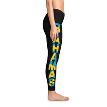 Load image into Gallery viewer, Bahamas Flag Inspired Stretchy Leggings - 352a