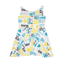 Load image into Gallery viewer, Islands of The Bahamas Women's Skater Dress - 396d