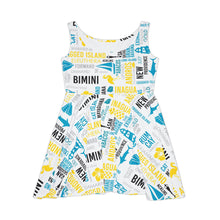 Load image into Gallery viewer, Islands of The Bahamas Women's Skater Dress - 396d