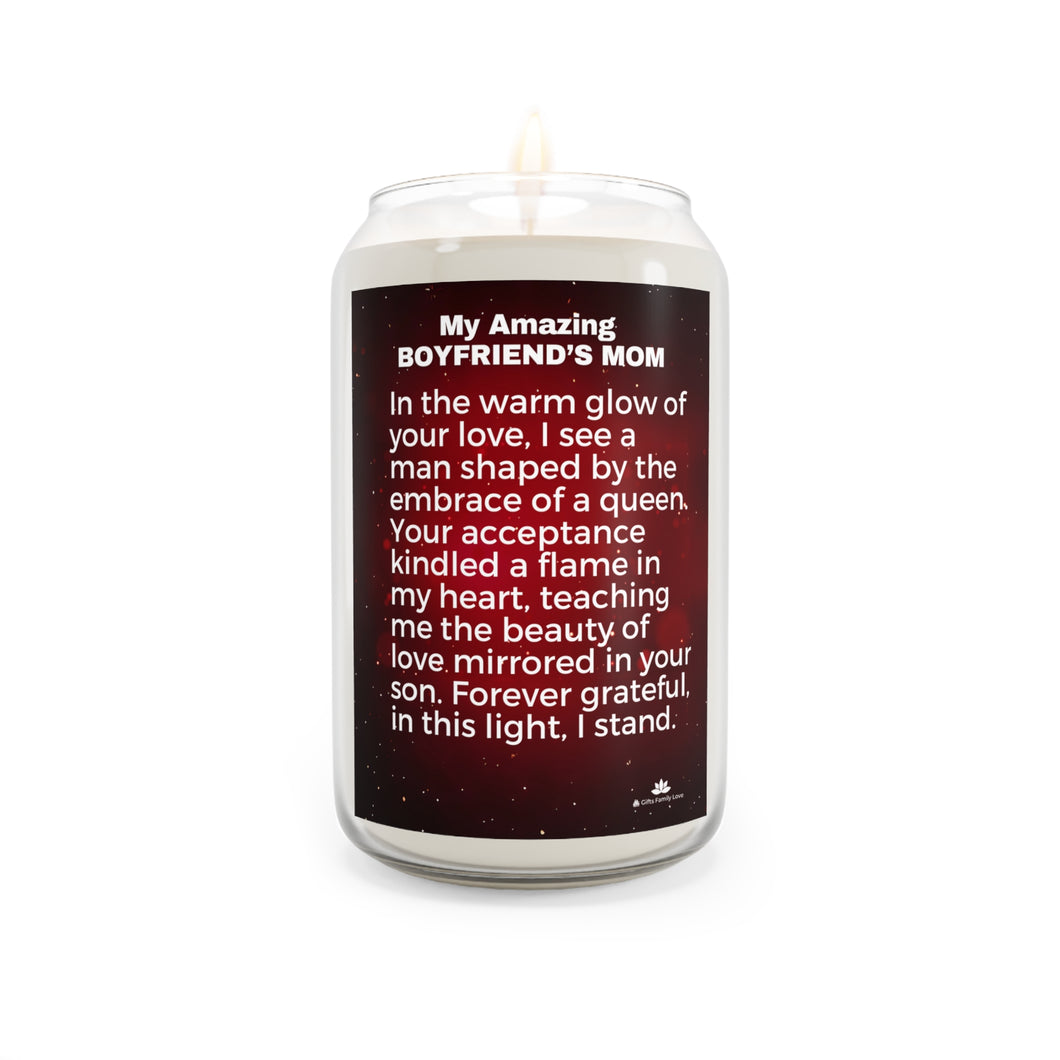 Boyfriend's Mom Candle, Scented Candle for BF Mom - 525a