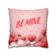 Load image into Gallery viewer, Red, White and Pink Hearts Pillow Case, Valentine's Day Decor. Pillow not included. 513d