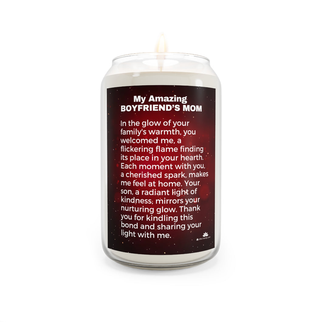 Boyfriend's Mom Candle, Scented Candle for BF Mom - 525b