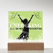 Load image into Gallery viewer, Anxiety Relief Empowering Acrylic Plaque, Self-Love Gift - 513d
