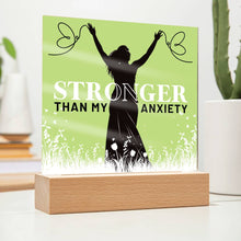Load image into Gallery viewer, Anxiety Relief Empowering Acrylic Plaque, Self-Love Gift - 513a

