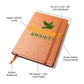 The Mindful Leather Journal for Anxiety Warriors. Journal to Help with Anxiety. - 502c