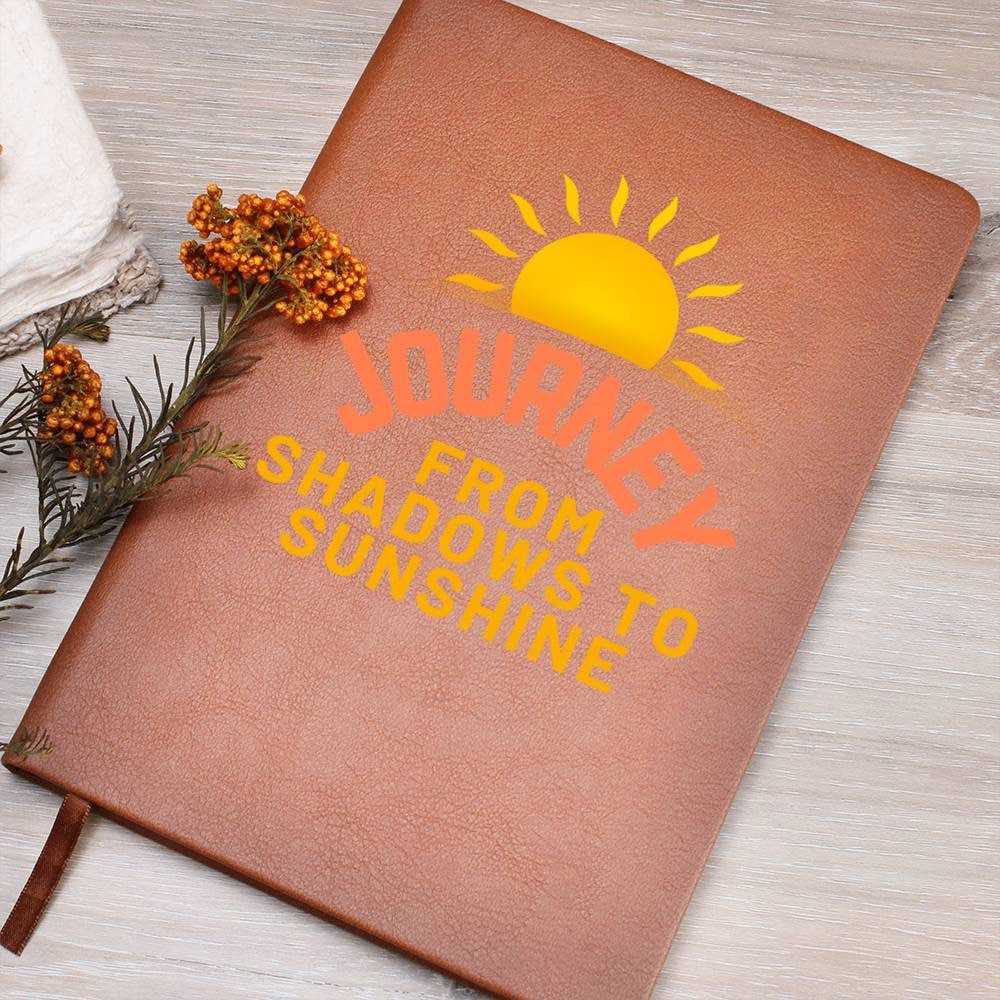The Mindful Leather Journal for Anxiety Warriors. Journal to Help with Anxiety. - 502f