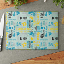 Load image into Gallery viewer, Islands of The Bahamas Glass Cutting Board - 430a