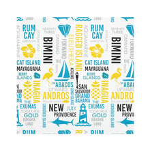 Load image into Gallery viewer, Islands of The Bahamas Cloth Napkins - 431a