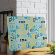 Load image into Gallery viewer, Islands of The Bahamas Glass Cutting Board - 430a