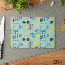 Load image into Gallery viewer, Islands of The Bahamas Glass Cutting Board - 430a
