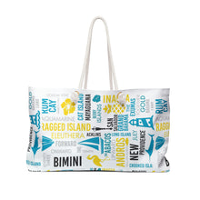 Load image into Gallery viewer, Islands of The Bahamas Weekender Bag - 399a