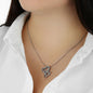 Gift for Granddaughter, Christmas Gift for Granddaughter, From Granddad, From Grandmother, Grandchild Gift, Double Heart Necklace. 221b