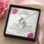 Gift for Granddaughter, Christmas Gift for Granddaughter, From Granddad, From Grandmother, Grandchild Gift, Double Heart Necklace. 221c