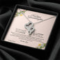 Gift for Granddaughter, Christmas Gift for Granddaughter, From Granddad, From Grandmother, Grandchild Gift, Double Heart Necklace. 221b