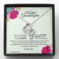 Gift for Granddaughter, Christmas Gift for Granddaughter, From Granddad, From Grandmother, Grandchild Gift, Double Heart Necklace. 221c