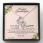 Gift for Granddaughter, Christmas Gift for Granddaughter, From Granddad, From Grandmother, Grandchild Gift, Double Heart Necklace. 221b