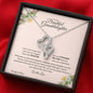 Gift for Granddaughter, Christmas Gift for Granddaughter, From Granddad, From Grandmother, Grandchild Gift, Double Heart Necklace. 221b
