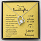 Gift for Granddaughter Forever Love Necklace, Gift from Gramma, Granddaughter Birthday, Granddaughter Celebration