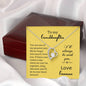 Gift for Granddaughter Forever Love Necklace, Gift from Gramma, Granddaughter Birthday, Granddaughter Celebration