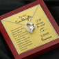 Gift for Granddaughter Forever Love Necklace, Gift from Gramma, Granddaughter Birthday, Granddaughter Celebration