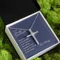 Gift for Granddaughter, Graduation Gift for Granddaughter, Granddaughter Birthday, From Granddad, From Grandmother, Grandchild Gift, Cross Necklace. 292e