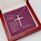 Gift for Granddaughter, Graduation Gift for Granddaughter, Granddaughter Birthday, From Granddad, From Grandmother, Grandchild Gift, Cross Necklace. 293d