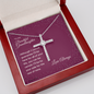 Gift for Granddaughter, Graduation Gift for Granddaughter, Granddaughter Birthday, From Granddad, From Grandmother, Grandchild Gift, Cross Necklace. 293c