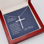 Gift for Granddaughter, Graduation Gift for Granddaughter, Granddaughter Birthday, From Granddad, From Grandmother, Grandchild Gift, Cross Necklace. 292c