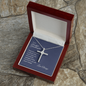 Gift for Granddaughter, Graduation Gift for Granddaughter, Granddaughter Birthday, From Granddad, From Grandmother, Grandchild Gift, Cross Necklace. 292e