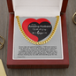 To My Husband Chain, Gift for Husband Birthday. Anniversary Gift, Husband Valentine's Day Gift. Father’s Day Gift, Cuban Cable Chain. 257c