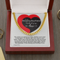 To My Boyfriend Chain, Gift for Boyfriend Birthday. Anniversary Gift, Boyfriend Valentine's Day Gift. Long Distance Boyfriend.. 228c