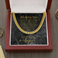 Gift for Son, Son Christmas Gift, Son Gift, Son Birthday Gift, Cuban Link Chain for Son. 243b