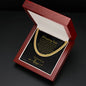Gift for Son, Son Christmas Gift, Son Gift, Son Birthday Gift, Cuban Link Chain for Son. 243a