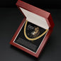 To My Husband Chain, Gift for Husband Birthday. Anniversary Gift, From Wife, Husband Christmas Gift. Cuban Link Chain. 241e
