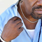 To My Husband Chain, Gift for Husband Birthday. Anniversary Gift, From Wife, Husband Christmas Gift. Cuban Link Chain. 241c