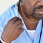 To My Husband Chain, Gift for Husband Birthday. Anniversary Gift, Husband Valentine's Day Gift. Father’s Day Gift, Cuban Cable Chain. 257e